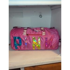 Pink Gym Duffle Travel Bag New No tag